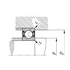 S 61808-2RSR, (j) DIN 625-1 ˜ʵҪߴ, ɂ(c)ܷ