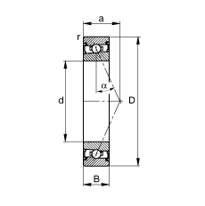 SS HSS71908-E-T-P4S, {(dio)(ji)Ɍ(du)b|  = 25㣬ɂ(c)ܷ⣬ǽ|ƹ