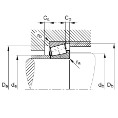 AFLS 32319-A,  DIN ISO 355 / DIN 720 ˜ʵҪߴ磬ɷx{Ɍ