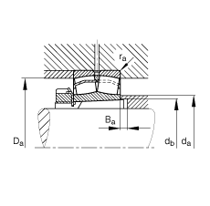 {ĝLS 21322-E1-K-TVPB + H322,  DIN 635-2 ˜ʵҪߴ, F׺;o
